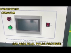 Dual Pulse Programmable DC Rectifier For Electroplating Chrome Nickel Metal IGBT Plating Rectifier