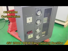 DC Regulated Power Supply Chrome Zinc Copper Galvanising 45V 2000A 90KW