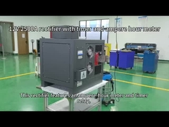 12V 2500A rectifier with timer and ampere hour meter