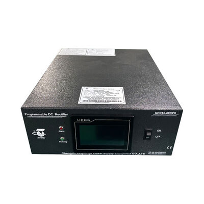 12V 50A Programmable Low Ripple DC Rectifier for Electroplating with Single Phase 220V Input