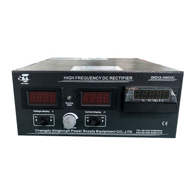 Good price Electroplating Rectifier 12V 100A with Ampere Minute Meter Local Control Single Phase 220V online
